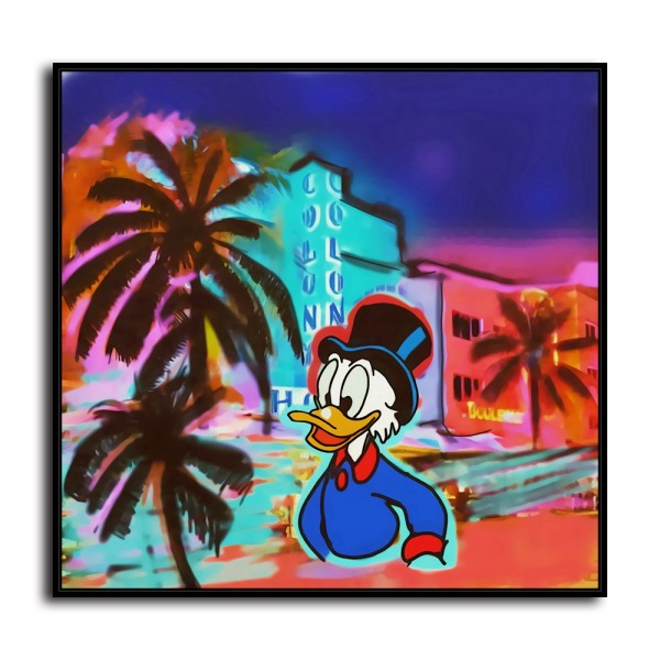 Scrooge McDuck HD Canvas Print Home Decor Paintings Wall Art Pictures