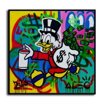 Scrooge McDuck HD Canvas Print Home Decor Paintings Wall Art Pictures