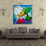 Scrooge McDuck HD Canvas Print Home Decor Paintings Wall Art Pictures