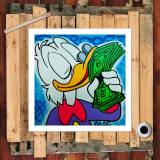 Scrooge McDuck HD Canvas Print Home Decor Paintings Wall Art Pictures