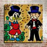 Scrooge McDuck HD Canvas Print Home Decor Paintings Wall Art Pictures