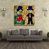 Scrooge McDuck HD Canvas Print Home Decor Paintings Wall Art Pictures