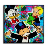 Scrooge McDuck HD Canvas Print Home Decor Paintings Wall Art Pictures