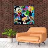Scrooge McDuck HD Canvas Print Home Decor Paintings Wall Art Pictures
