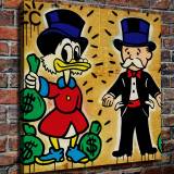 Scrooge McDuck HD Canvas Print Home Decor Paintings Wall Art Pictures