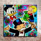 Scrooge McDuck HD Canvas Print Home Decor Paintings Wall Art Pictures