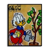 Scrooge McDuck HD Canvas Print Home Decor Paintings Wall Art Pictures