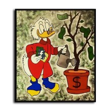 Scrooge McDuck HD Canvas Print Home Decor Paintings Wall Art Pictures