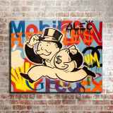 Monopoly HD Canvas Print Home Decor Paintings Wall Art Pictures