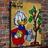 Scrooge McDuck HD Canvas Print Home Decor Paintings Wall Art Pictures