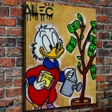 Scrooge McDuck HD Canvas Print Home Decor Paintings Wall Art Pictures