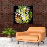 Rich kangaroo HD Canvas Print Home Decor Paintings Wall Art Pictures