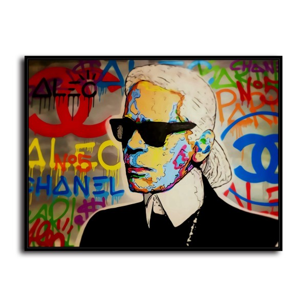 Karl Lagerfeld HD Canvas Print Home Decor Paintings Wall Art Pictures