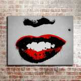 Lips HD Canvas Print Home Decor Paintings Wall Art Pictures