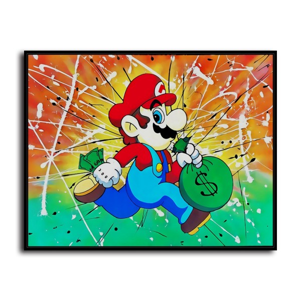 Mario HD Canvas Print Home Decor Paintings Wall Art Pictures