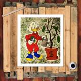 Scrooge McDuck HD Canvas Print Home Decor Paintings Wall Art Pictures