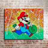 Mario HD Canvas Print Home Decor Paintings Wall Art Pictures