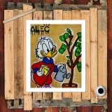 Scrooge McDuck HD Canvas Print Home Decor Paintings Wall Art Pictures