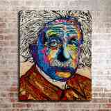 Einstein HD Canvas Print Home Decor Paintings Wall Art Pictures