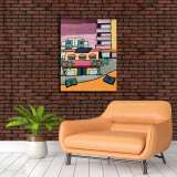 Seaside villa HD Canvas Print Home Decor Paintings Wall Art Pictures