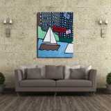 Sailboat HD Canvas Print Home Decor Paintings Wall Art Pictures