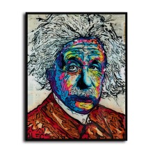 Einstein HD Canvas Print Home Decor Paintings Wall Art Pictures