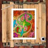 Money HD Canvas Print Home Decor Paintings Wall Art Pictures