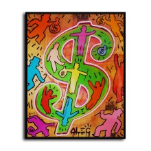 Money HD Canvas Print Home Decor Paintings Wall Art Pictures