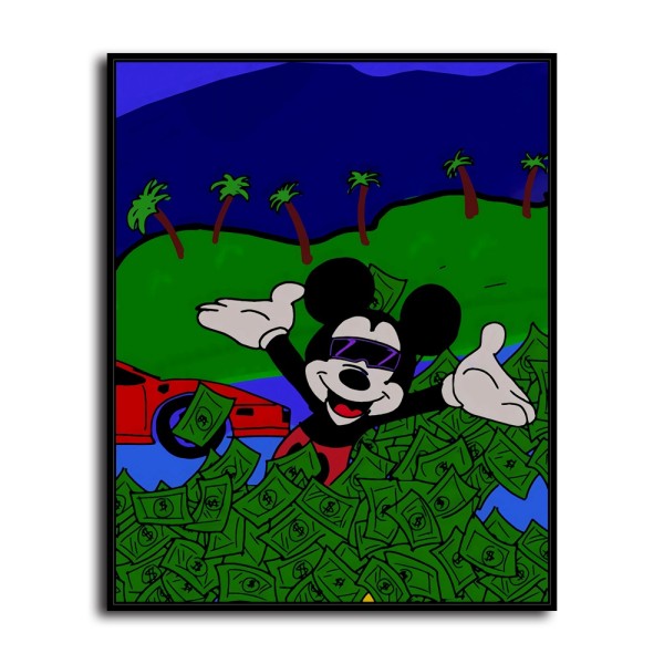 Mickey Mouse HD Canvas Print Home Decor Paintings Wall Art Pictures