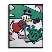 Scrooge McDuck HD Canvas Print Home Decor Paintings Wall Art Pictures