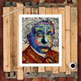 Einstein HD Canvas Print Home Decor Paintings Wall Art Pictures