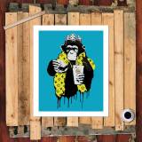 Monkey HD Canvas Print Home Decor Paintings Wall Art Pictures