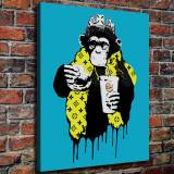 Monkey HD Canvas Print Home Decor Paintings Wall Art Pictures