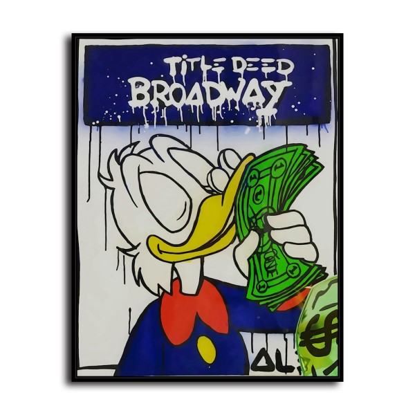 Scrooge McDuck HD Canvas Print Home Decor Paintings Wall Art Pictures