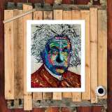 Einstein HD Canvas Print Home Decor Paintings Wall Art Pictures