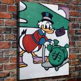 Scrooge McDuck HD Canvas Print Home Decor Paintings Wall Art Pictures