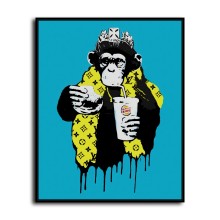 Monkey HD Canvas Print Home Decor Paintings Wall Art Pictures