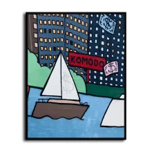 Sailboat HD Canvas Print Home Decor Paintings Wall Art Pictures
