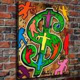 Money HD Canvas Print Home Decor Paintings Wall Art Pictures