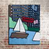 Sailboat HD Canvas Print Home Decor Paintings Wall Art Pictures