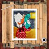 Scrooge McDuck HD Canvas Print Home Decor Paintings Wall Art Pictures