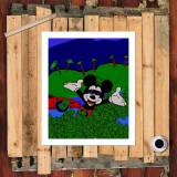 Mickey Mouse HD Canvas Print Home Decor Paintings Wall Art Pictures