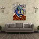 Einstein HD Canvas Print Home Decor Paintings Wall Art Pictures