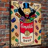 Monopoly HD Canvas Print Home Decor Paintings Wall Art Pictures