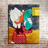 Scrooge McDuck HD Canvas Print Home Decor Paintings Wall Art Pictures