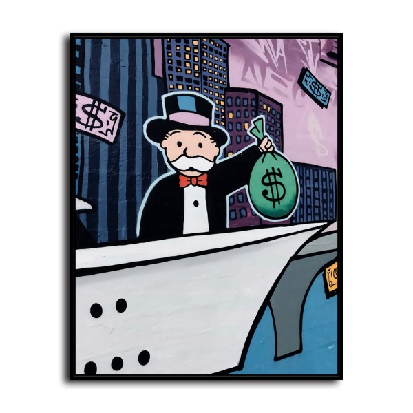 Monopoly HD Canvas Print Home Decor Paintings Wall Art Pictures