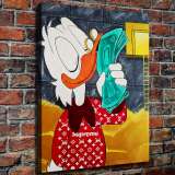 Scrooge McDuck HD Canvas Print Home Decor Paintings Wall Art Pictures