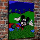 Mickey Mouse HD Canvas Print Home Decor Paintings Wall Art Pictures