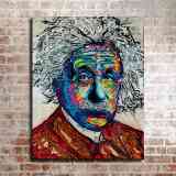 Einstein HD Canvas Print Home Decor Paintings Wall Art Pictures