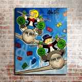 Monopoly HD Canvas Print Home Decor Paintings Wall Art Pictures